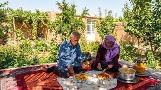 A Peaceful Village Day in Northern Iran | Haircut, Village Cooking & Mulberry Harvest 🍇✂️🍚