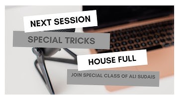 BREAKING NEWS - NEXT FREE SESSION | Ali Sudais | ACA & Ali Series books | NMDCAT