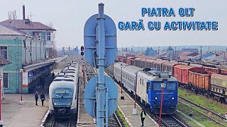 Piatra Olt - Trenuri de călători și marfă