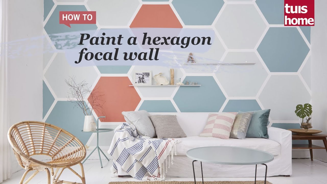 Hexagon Wall Paneling Ideas, Honeycomb Decor, Accent Wall