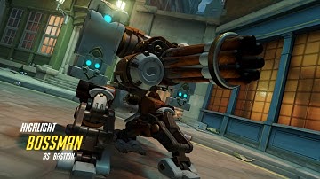 Overwatch - Bastion Rides the Payload FTW! - King