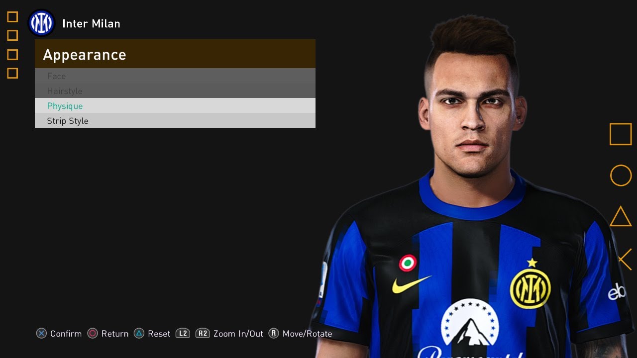Inter Milan Serie-A 2023-2024 Facepack Sider EP02 Pes 2021
