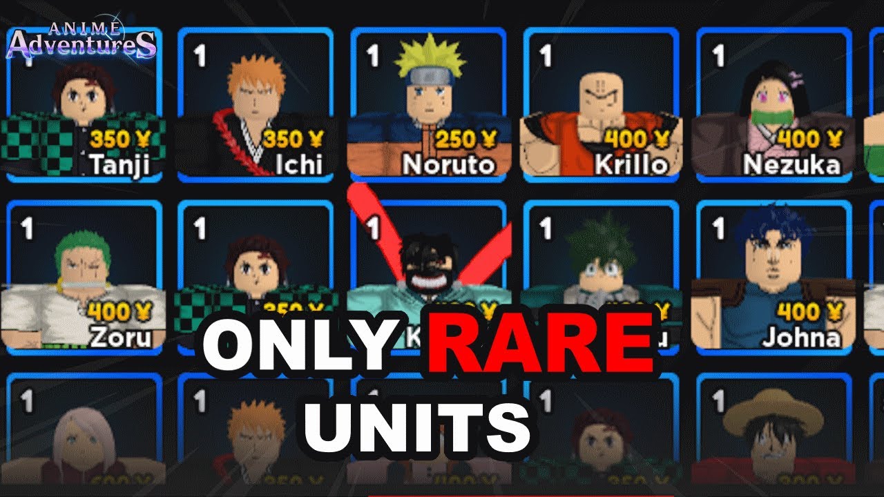 Category:Rare Units, Anime Adventures Wiki