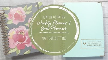 HOW I USE A WEEKLY PLANNER WITH MY GOAL PLANNER | Prep Work Progress Update & Process Discussion