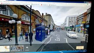Dr Who's TARDIS.. On google maps!!