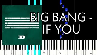 BIGBANG - IF YOU - (Piano Tutorial) [Synthesia] (EASY)
