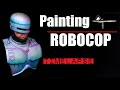 Painting Robocop Bust// Timelapse Airbrush