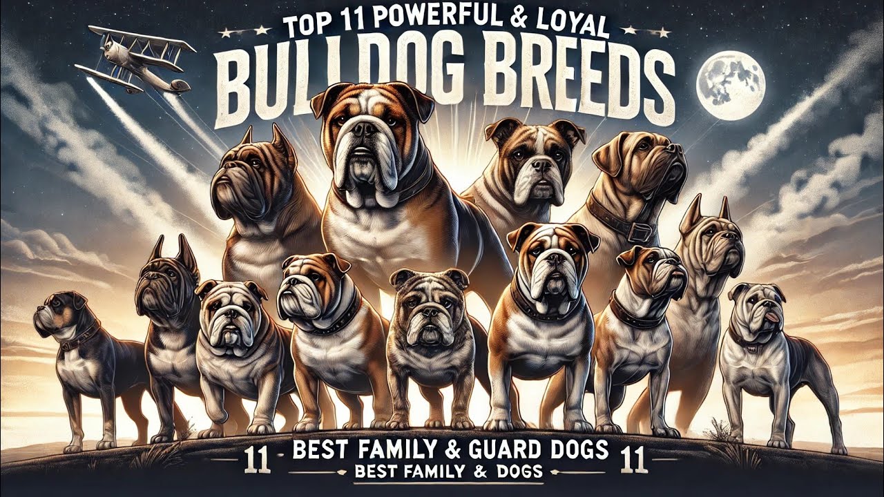 Top 11 Powerful & Loyal Bulldog Breeds Best Family & Guard Dogs YouTube