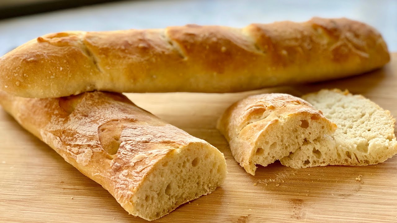 🥖 BAGUETTE MAISON SANS PÉTRISSAGE/ROBOT/MOULE 🥖 la recette express et inratable. Deli Cuisine