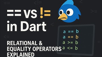 Dart Programming: Relational & Equality Operators for Beginners