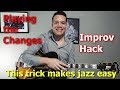 How to simplify jazz chord progressions and make improv easy!