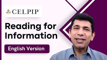 CELPIP | Reading | Reading for Information | English Version | Tips and Exercise | www.webberz.in