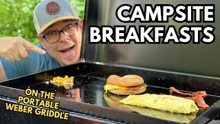 What We Cooked for Our FIRST CAMPING BREAKFASTS  and My Kids New Favorite FRENCH TOAST SAUSAGE DOGS