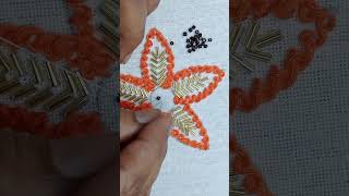 Beautiful Hand Embroidery Design #embroideryart #handbroidery #embroidery
