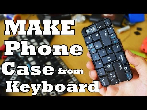 Make Phone Case From Old Keyboard!