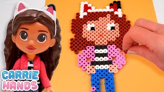 Gabby&#39;s Dollhouse DIY Beads With Gabby &amp; Pandy Paws | Craft Videos For Kids