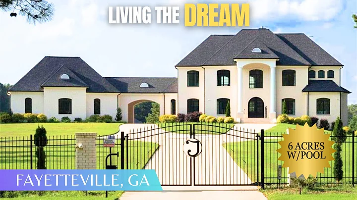 Luxury Gated Estate on 6+ ACRES w/ Resort Style Heated Pool + Movie Theater + 2 Primary Suites + Gym