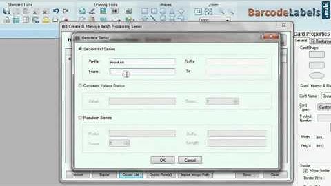 Design Barcode with Batch Processing using DRPU Barcode Label Maker Software