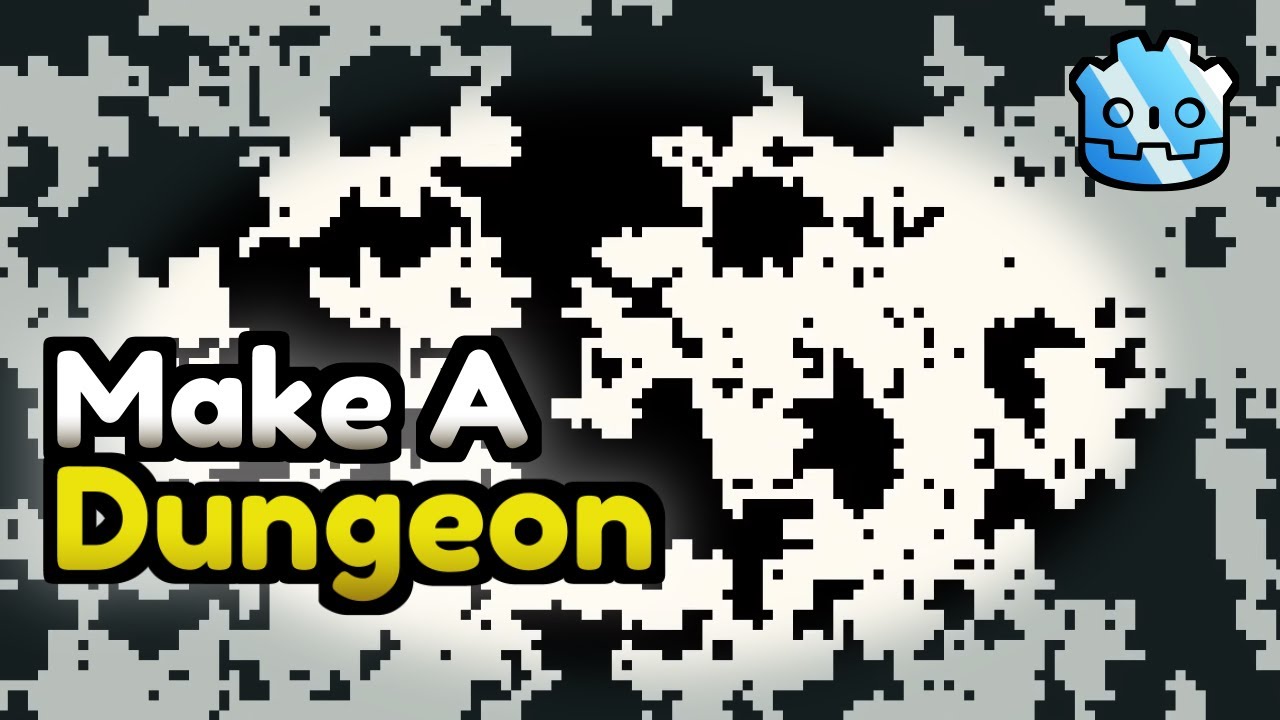 Drunkard's Walk and Natural Cave Generation  | How to Make Procedural Dungeons in GODOT