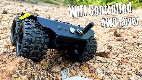 ESP32-Based 4WD Smart Rover with Web Control |  Flexible and Expandable 4WD Mobile Rover #rover