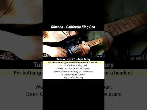 Rihanna - California King Bed (Electric Guitar Cover)