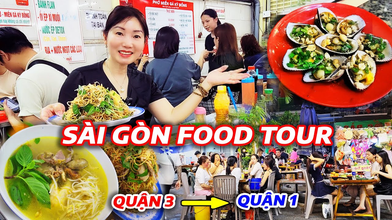 Food Tour Từ Quận 3 Đến Quận 1: Miến Gà Kỳ Đồng, Bún Riêu, Ốc Đào, Sầu Riêng Ri 6 | KT Food