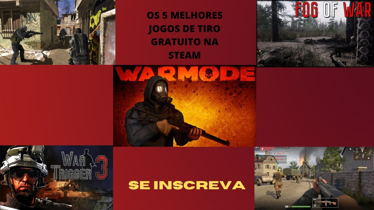 5 MELHORES JOGOS DA STEAM DE TIRO GRATUITO 