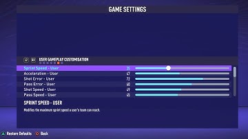 UPDATED FIFA 21 World Class Difficulty Realistic Sliders Settings