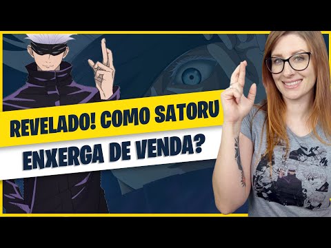 A VERDADE SOBRE OS OLHOS DO SATORU GOJO! PORQUE ELE USA VENDA? 