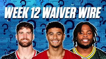 Week 12 WAIVER WIRE — Cooking Up the Hottest Must-Adds 🔥 Top Targets, Streamers & Sleepers!