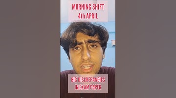 NTA Blunder😭⚠️4 April Shift 1 #jeeresult#jee2025#jeemains2025#jeewallah#iit#pw#shorts#jee2026