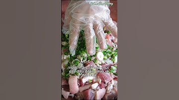 Thịt xiên nướng hành - buổi chiều bình yên giữa vườn #amthuc #cuocsongbinhyen #vuoncuatruong