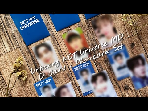 Unboxing NCT Universe MD ID Card + Photocard Set