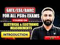 GATE / ESE / BARC 2026 | Electrical &amp; Electronic Measurements Introduction | Aditya Kanwal Sir