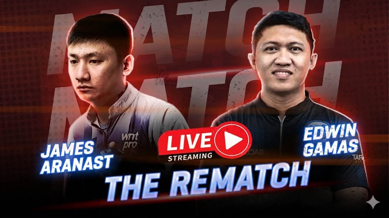 🔴 LIVE| EDWIN GAMAS vs JAMES ARANAS| REMATCH |10 BALL RACE 20 - YouTube