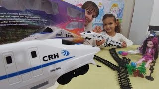 Oyuncak hızlı tren kutusu açtık, eğlenceli çocuk videosu, toys unboxing