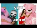 5 Feet Teddy Bear unboxing from flipkart under rs 999 🐼pink teddy