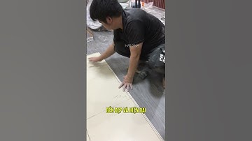 Hướng dẫn thi công sàn nhựa hèm khóa SPC cải tạo nền nhà đá hoa bị cũ | Sàn nhựa giả gỗ Haroma
