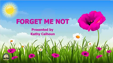 Wild Rose Kathy Calhoun Forget Me Not