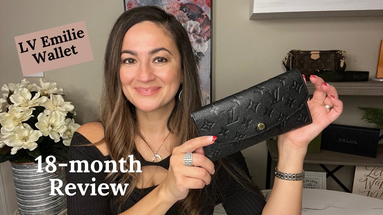 SLG-Louis Vuitton Emilie Wallet Monogram Empreinte REVIEW-What fits inside?  