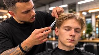 Deeply Relaxing Barber ASMR | Clean Scissor Haircut