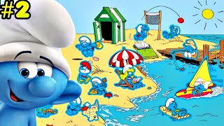 Os Smurfs e as 4 estações GAMEPLAY Praia COMPLETO DUBLADO ANDROID IOS screenshot 2