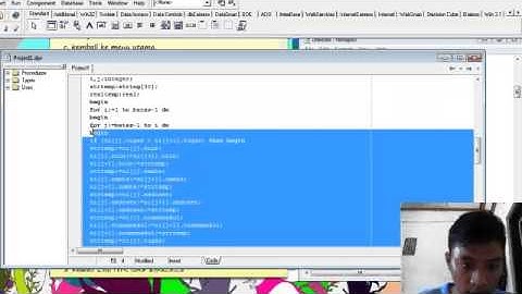 program olah data mahasiswa, dosen, mata kuliah, dan nilai,