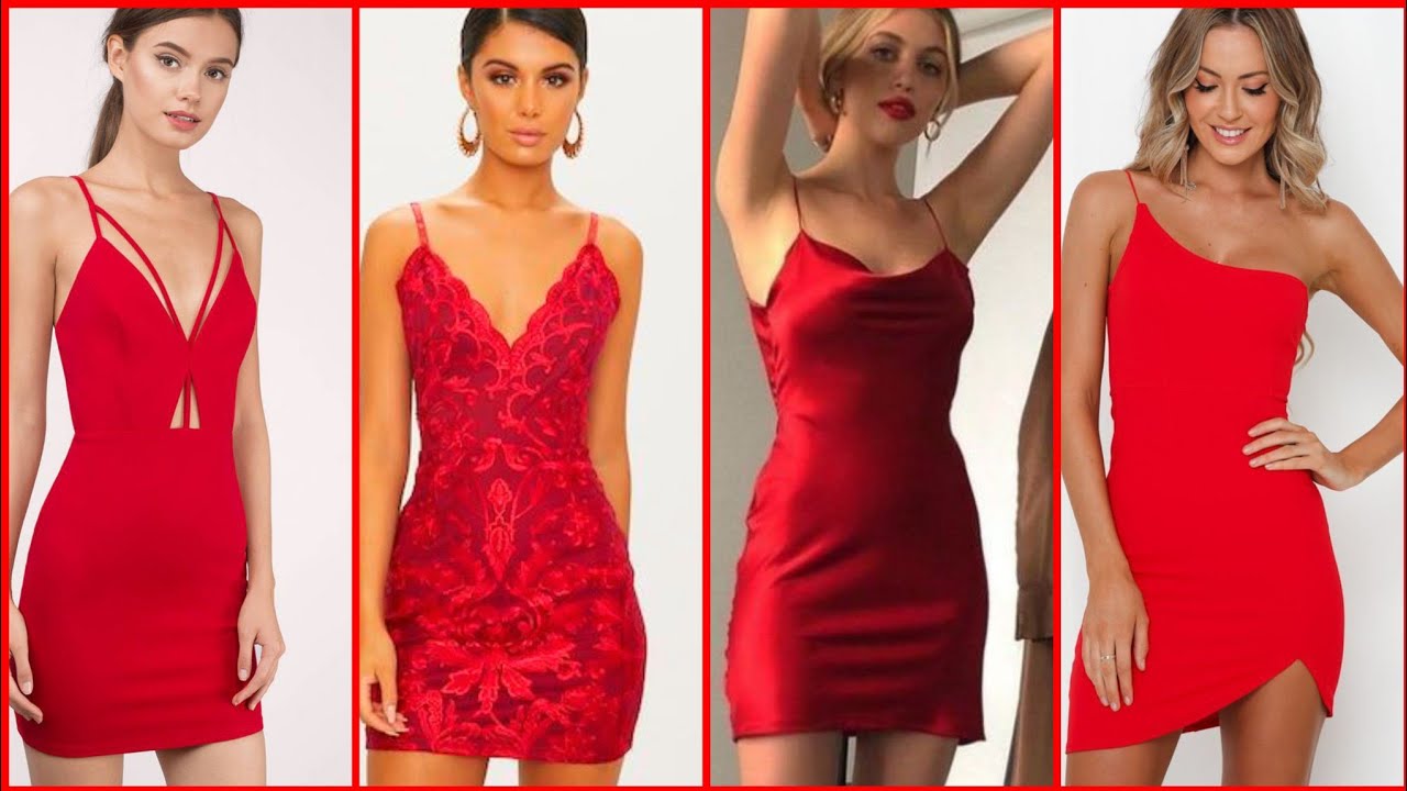 most attractive and gorgeous party wear red bodycon outfits ideas for ...
