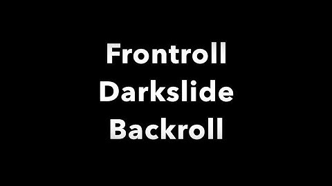 Frontroll Darkslide Backroll - Toby Braeuer - Airstyle.tv