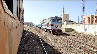 لحظه تحويل مسار قطار كفر الشيخ من الطوالي لخط دسوق المفرد لإستكمال رحلته 👌