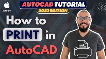 How To Print to Pdf in Autocad Mac  - Autocad 2023 For Mac Tutorial