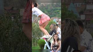 🔥 What's up there ? 🤔 Crazy Girl Prank #prank #crazygirl