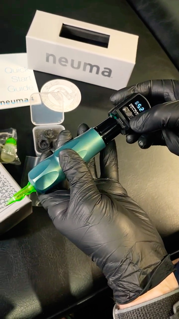 Neuma 4 Macro #tattoo Machine test. - YouTube