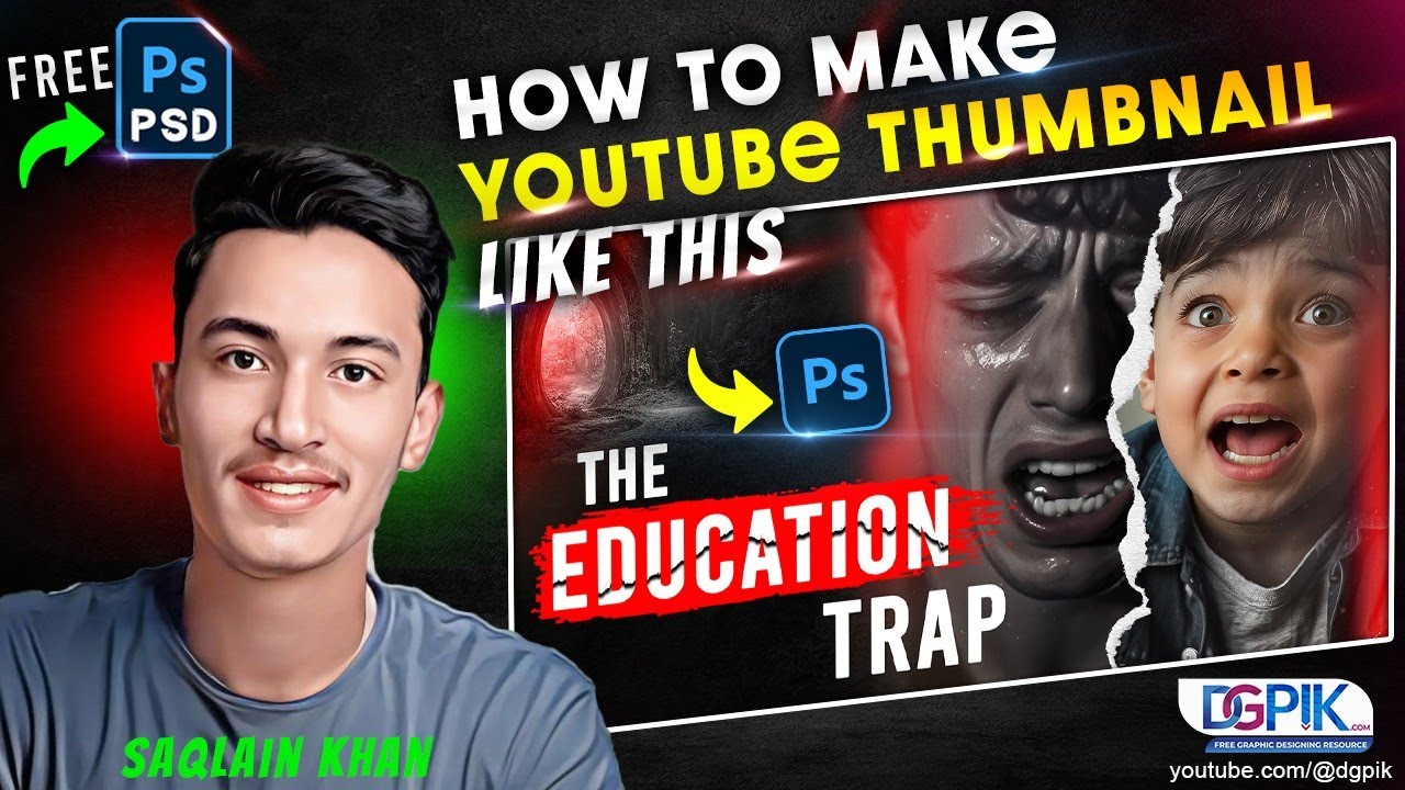 How to Make a Youtube Thumbnail | Make a Documentary Thumbnail ...